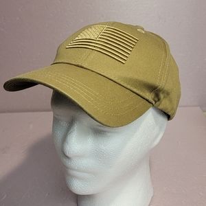 Patriotic OS Strapback Olive Green Cap